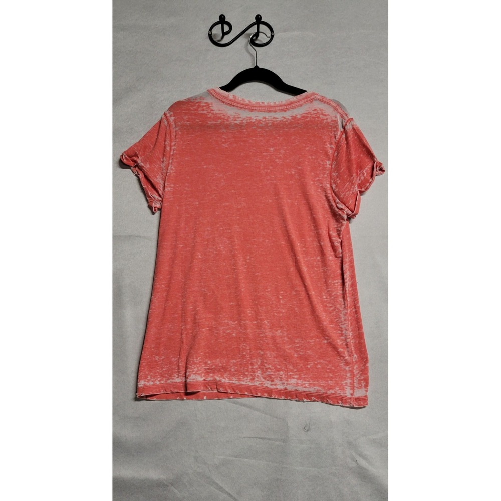 Recycled Karma Red Janis Joplin Graphic Print SS Crew Neck Tshirt Size S - Picture 2 of 5